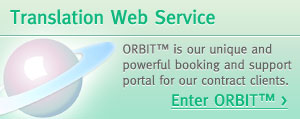 ORBIT™ is our unique and powerful booking and support portal for our contract clients. Enter ORBIT™